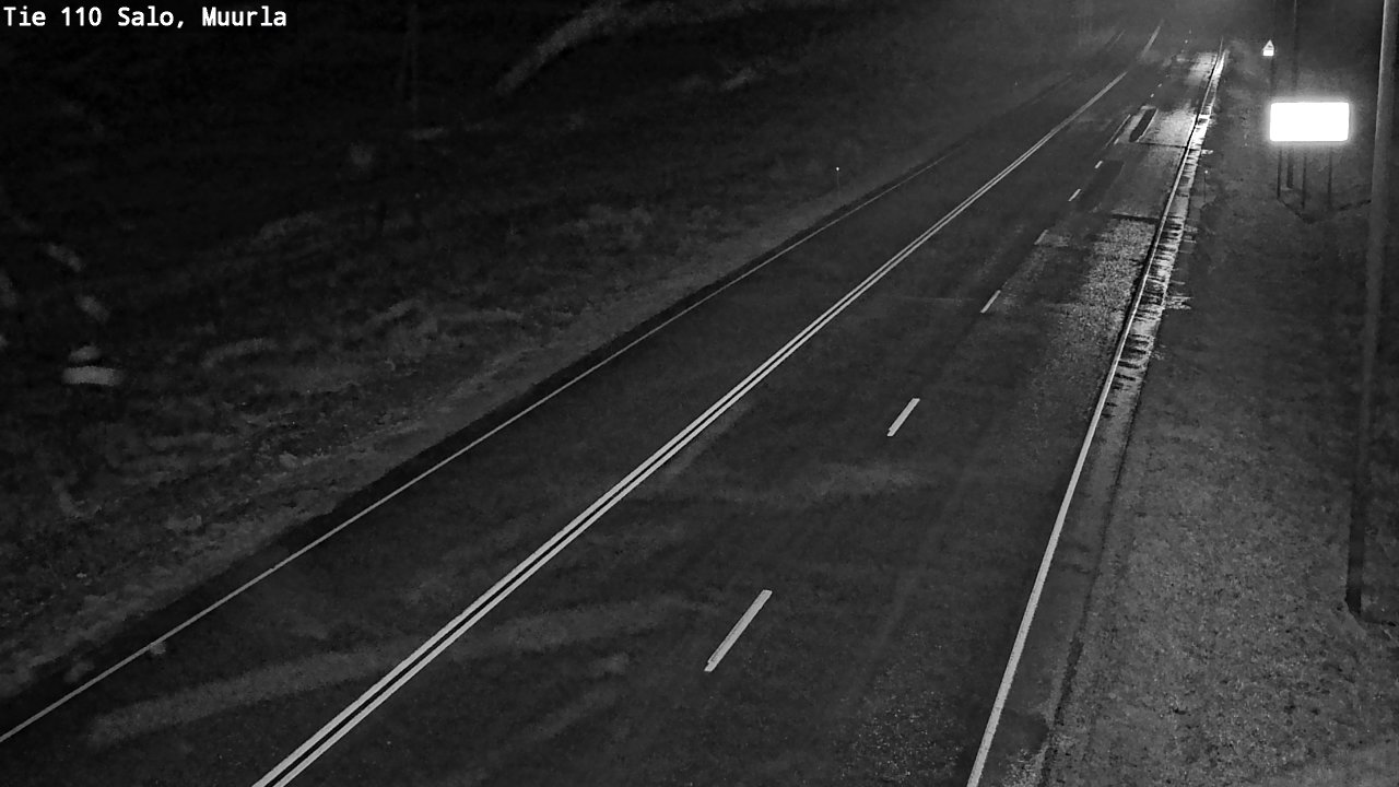 Weather Camera Image Väg 110 Salo, Muurla, Salo, Varsinais-Suomi