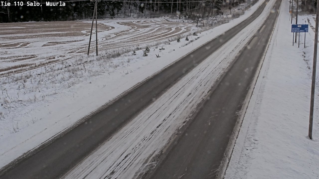 Kelikamerat Kuva Tie 110 Salo, Muurla, Salo, Varsinais-Suomi