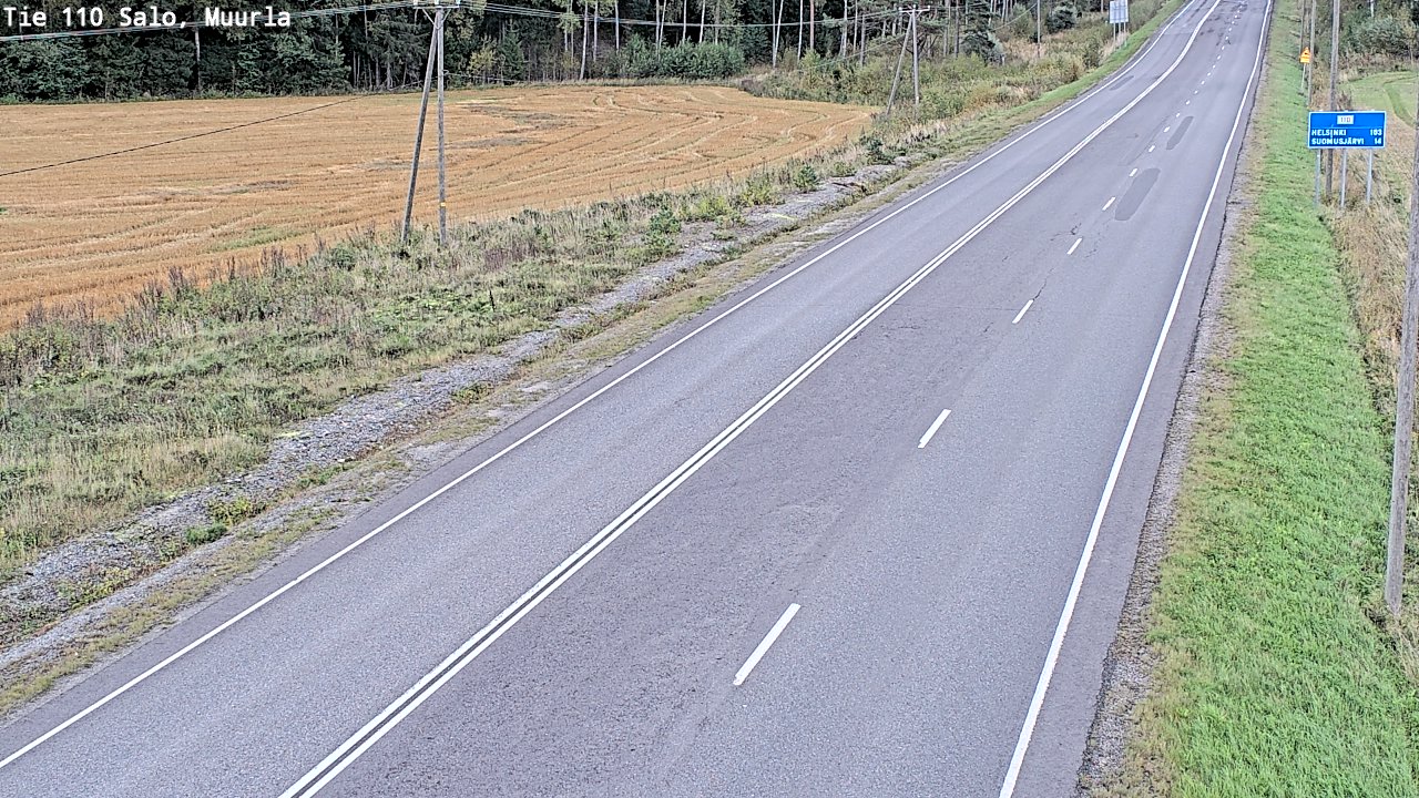 Kelikamerat Kuva Tie 110 Salo, Muurla, Salo, Varsinais-Suomi