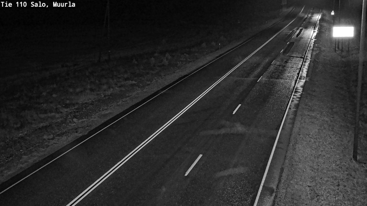 Weather Camera Image Väg 110 Salo, Muurla, Salo, Varsinais-Suomi