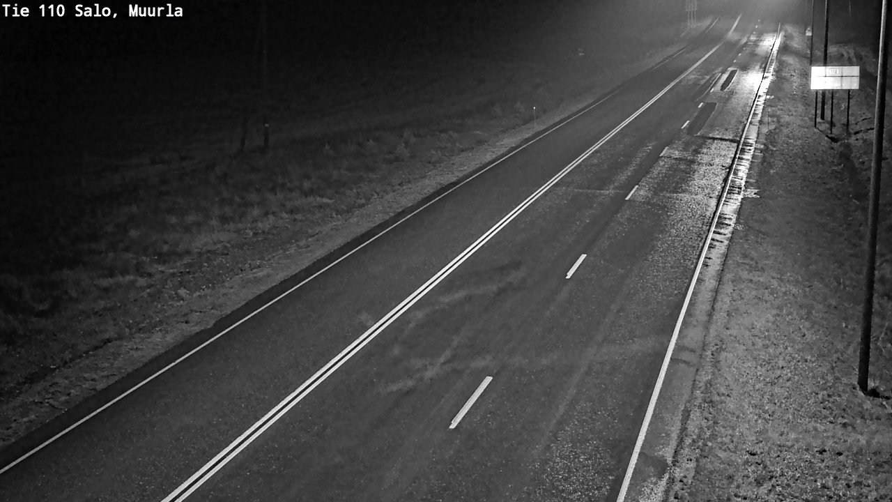 Weather Camera Image Väg 110 Salo, Muurla, Salo, Varsinais-Suomi