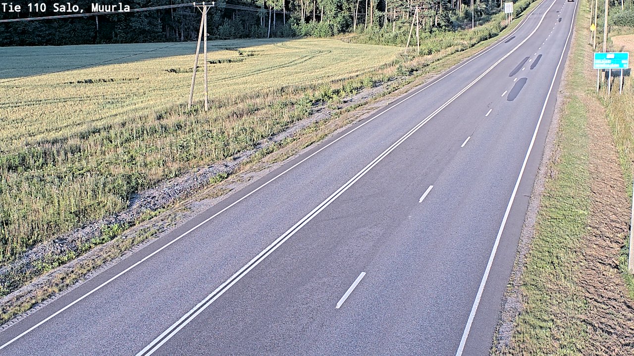 Kelikamerat Kuva Tie 110 Salo, Muurla, Salo, Varsinais-Suomi