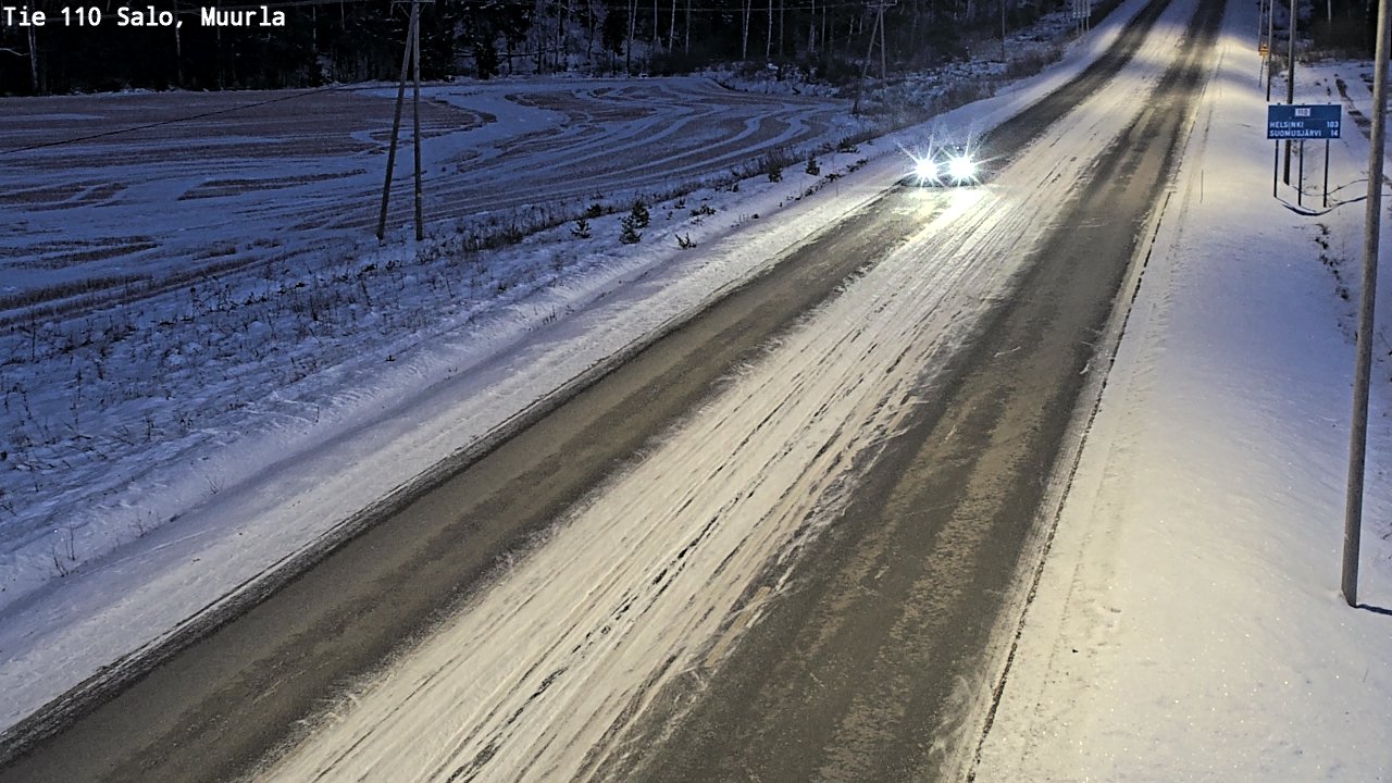 Kelikamerat Kuva Tie 110 Salo, Muurla, Salo, Varsinais-Suomi