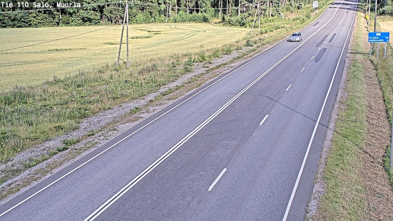 Kelikamerat Kuva Tie 110 Salo, Muurla, Salo, Varsinais-Suomi