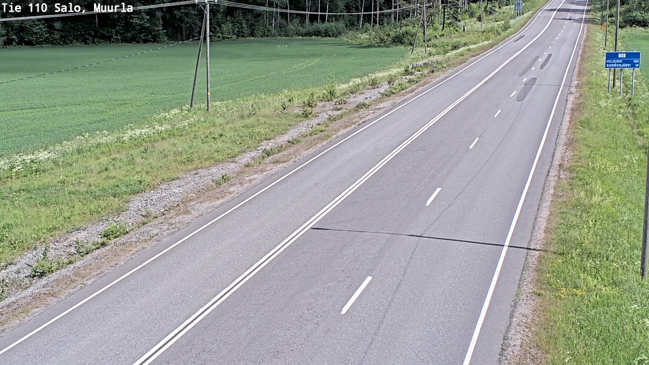 Kelikamerat Kuva Tie 110 Salo, Muurla, Salo, Varsinais-Suomi