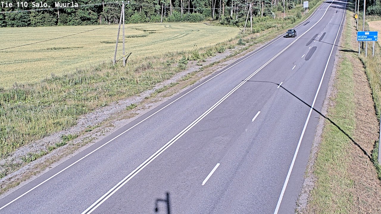 Kelikamerat Kuva Tie 110 Salo, Muurla, Salo, Varsinais-Suomi
