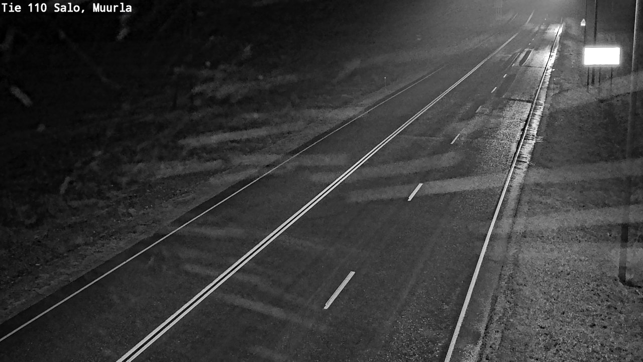 Weather Camera Image Väg 110 Salo, Muurla, Salo, Varsinais-Suomi