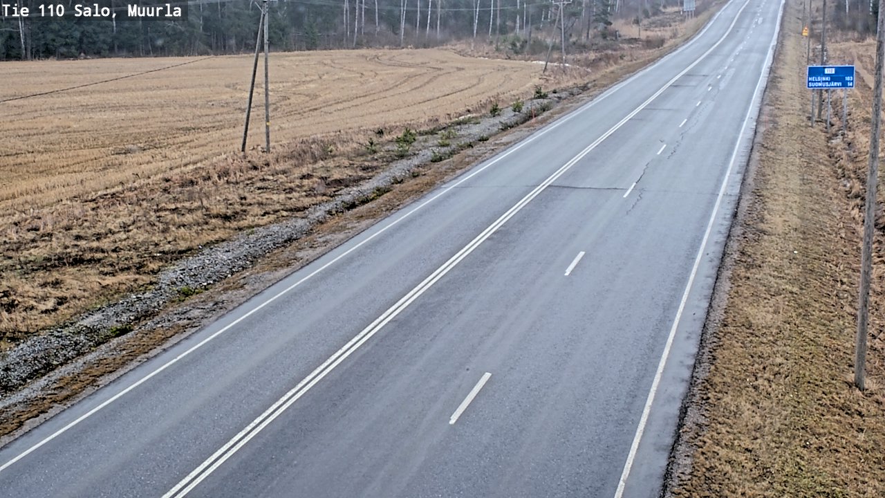 Kelikamerat Kuva Tie 110 Salo, Muurla, Salo, Varsinais-Suomi