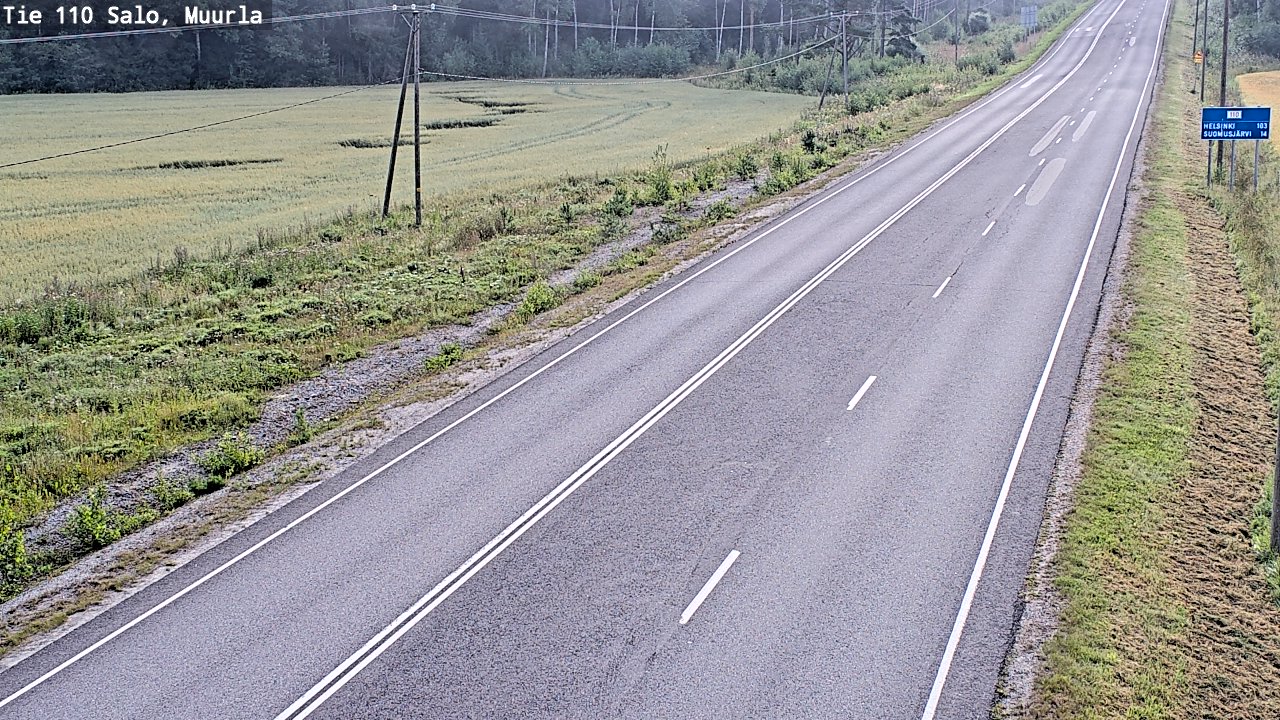 Kelikamerat Kuva Tie 110 Salo, Muurla, Salo, Varsinais-Suomi