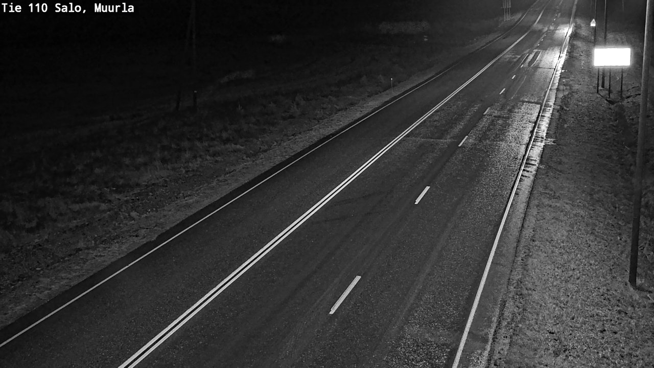 Weather Camera Image Väg 110 Salo, Muurla, Salo, Varsinais-Suomi