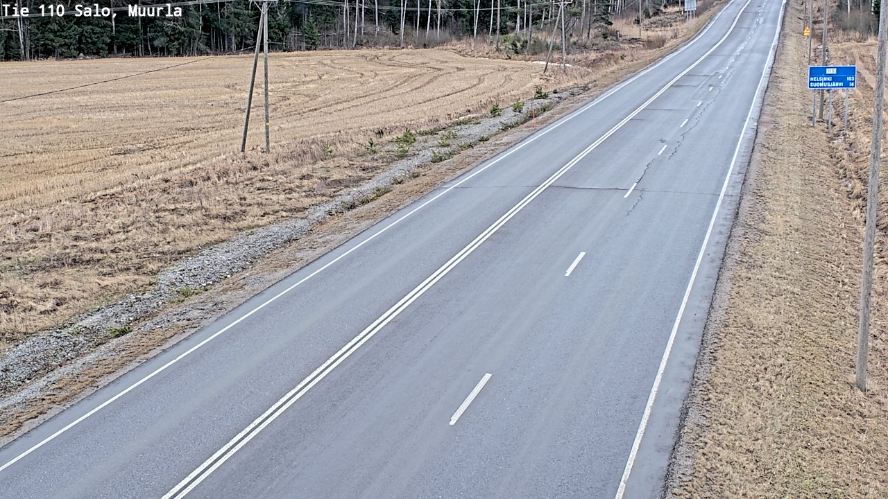 Kelikamerat Kuva Tie 110 Salo, Muurla, Salo, Varsinais-Suomi