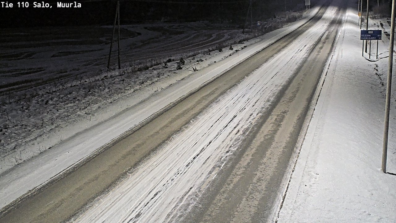 Kelikamerat Kuva Tie 110 Salo, Muurla, Salo, Varsinais-Suomi