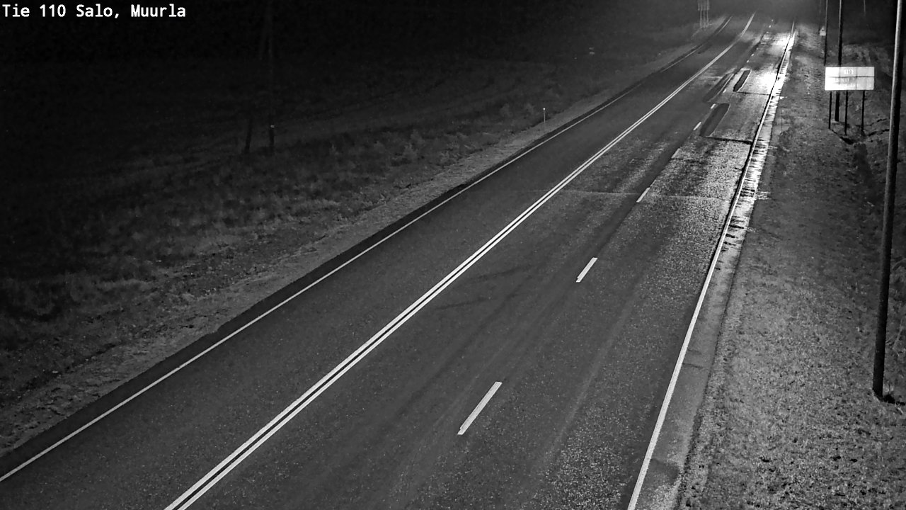 Weather Camera Image Väg 110 Salo, Muurla, Salo, Varsinais-Suomi