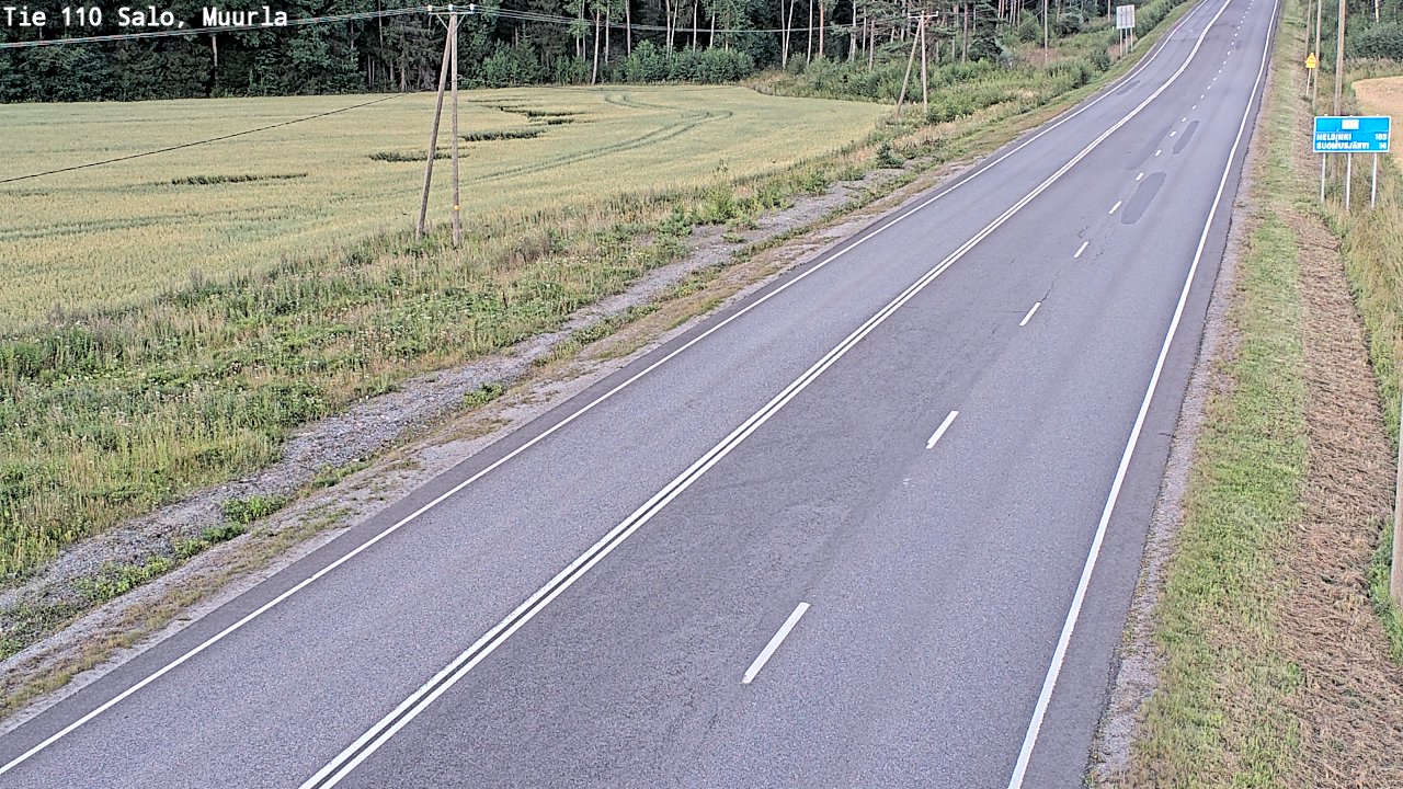 Kelikamerat Kuva Tie 110 Salo, Muurla, Salo, Varsinais-Suomi