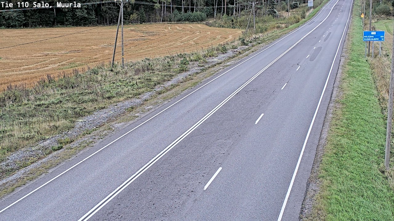 Kelikamerat Kuva Tie 110 Salo, Muurla, Salo, Varsinais-Suomi