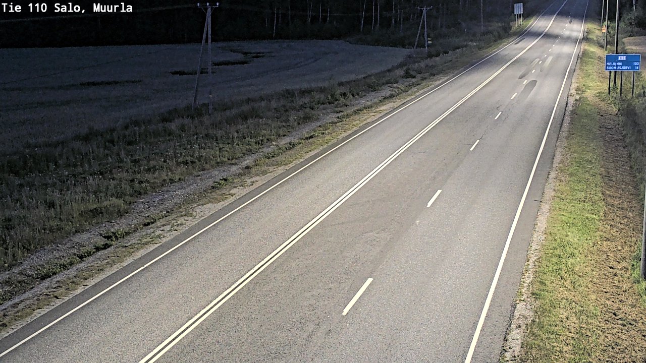 Kelikamerat Kuva Tie 110 Salo, Muurla, Salo, Varsinais-Suomi