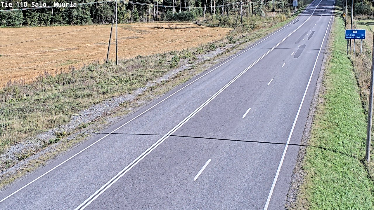 Kelikamerat Kuva Tie 110 Salo, Muurla, Salo, Varsinais-Suomi