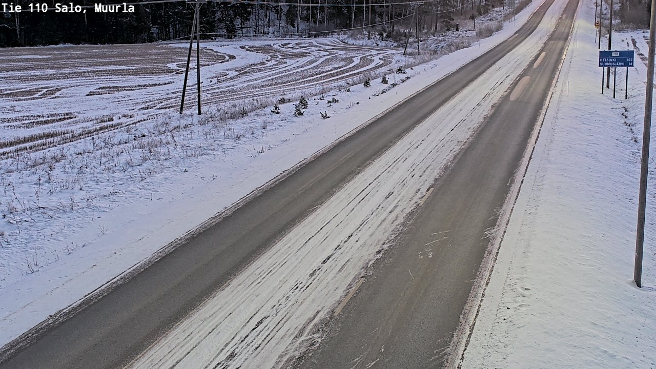 Kelikamerat Kuva Tie 110 Salo, Muurla, Salo, Varsinais-Suomi