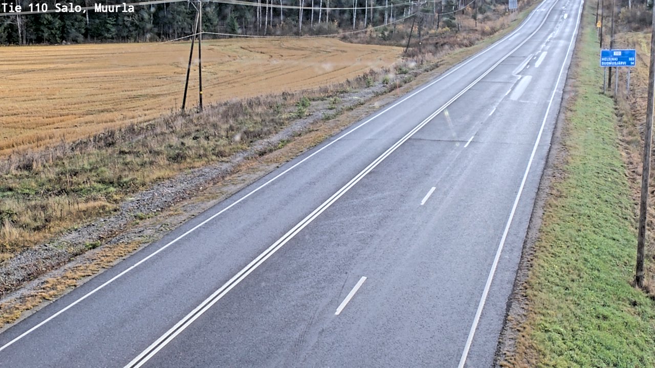 Kelikamerat Kuva Tie 110 Salo, Muurla, Salo, Varsinais-Suomi