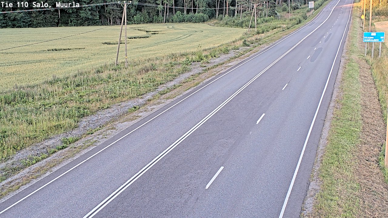 Kelikamerat Kuva Tie 110 Salo, Muurla, Salo, Varsinais-Suomi