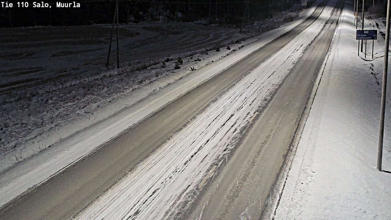 Kelikamerat Kuva Tie 110 Salo, Muurla, Salo, Varsinais-Suomi