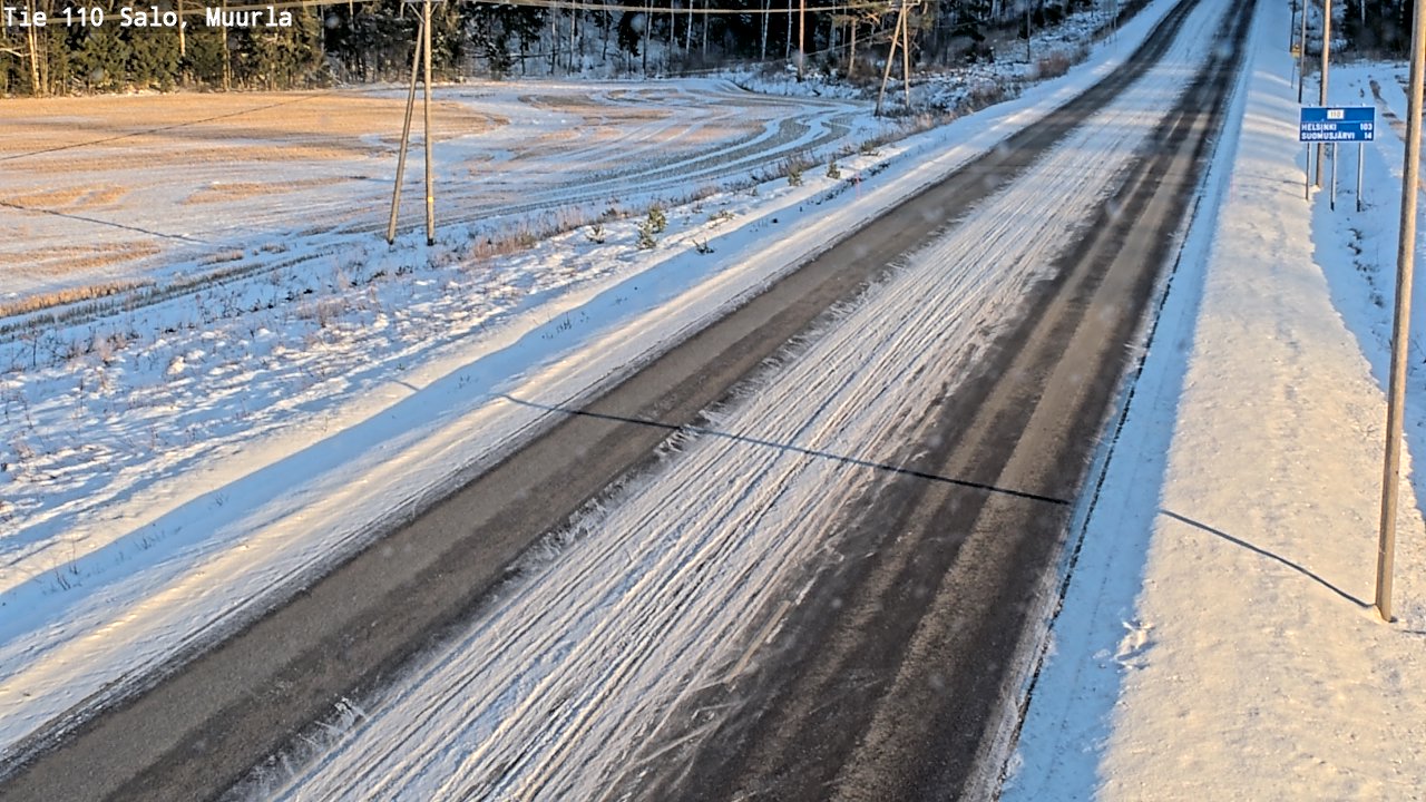 Kelikamerat Kuva Tie 110 Salo, Muurla, Salo, Varsinais-Suomi