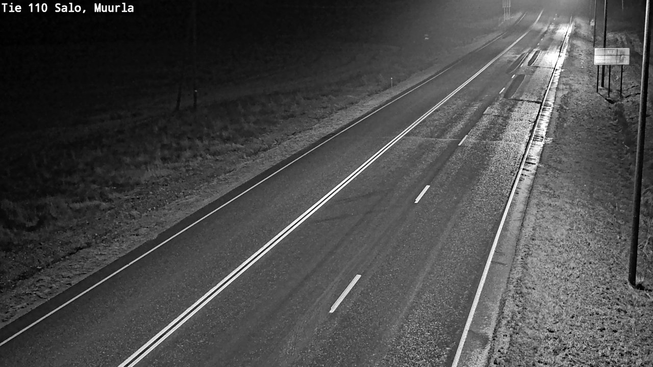 Weather Camera Image Väg 110 Salo, Muurla, Salo, Varsinais-Suomi