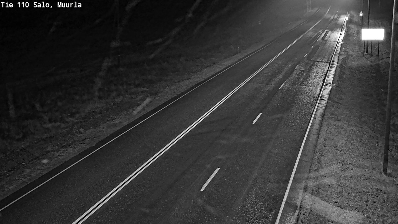 Weather Camera Image Väg 110 Salo, Muurla, Salo, Varsinais-Suomi