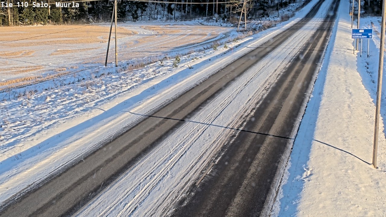 Kelikamerat Kuva Tie 110 Salo, Muurla, Salo, Varsinais-Suomi