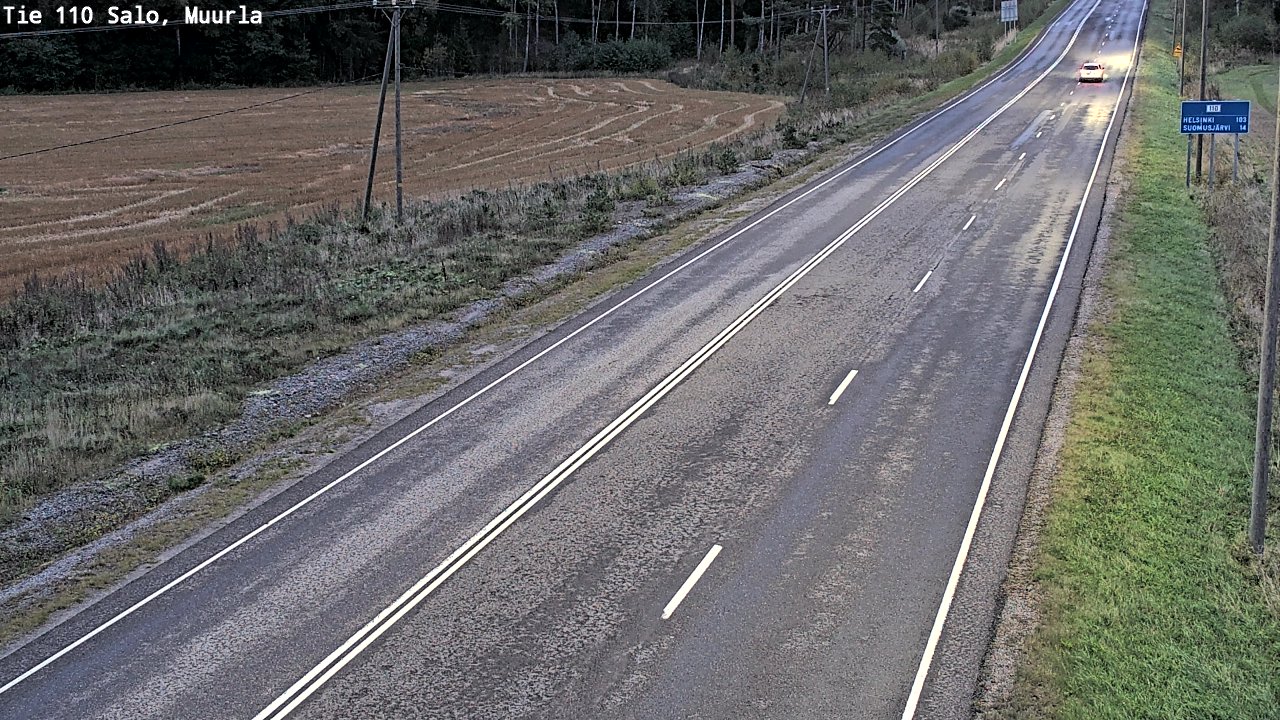 Kelikamerat Kuva Tie 110 Salo, Muurla, Salo, Varsinais-Suomi