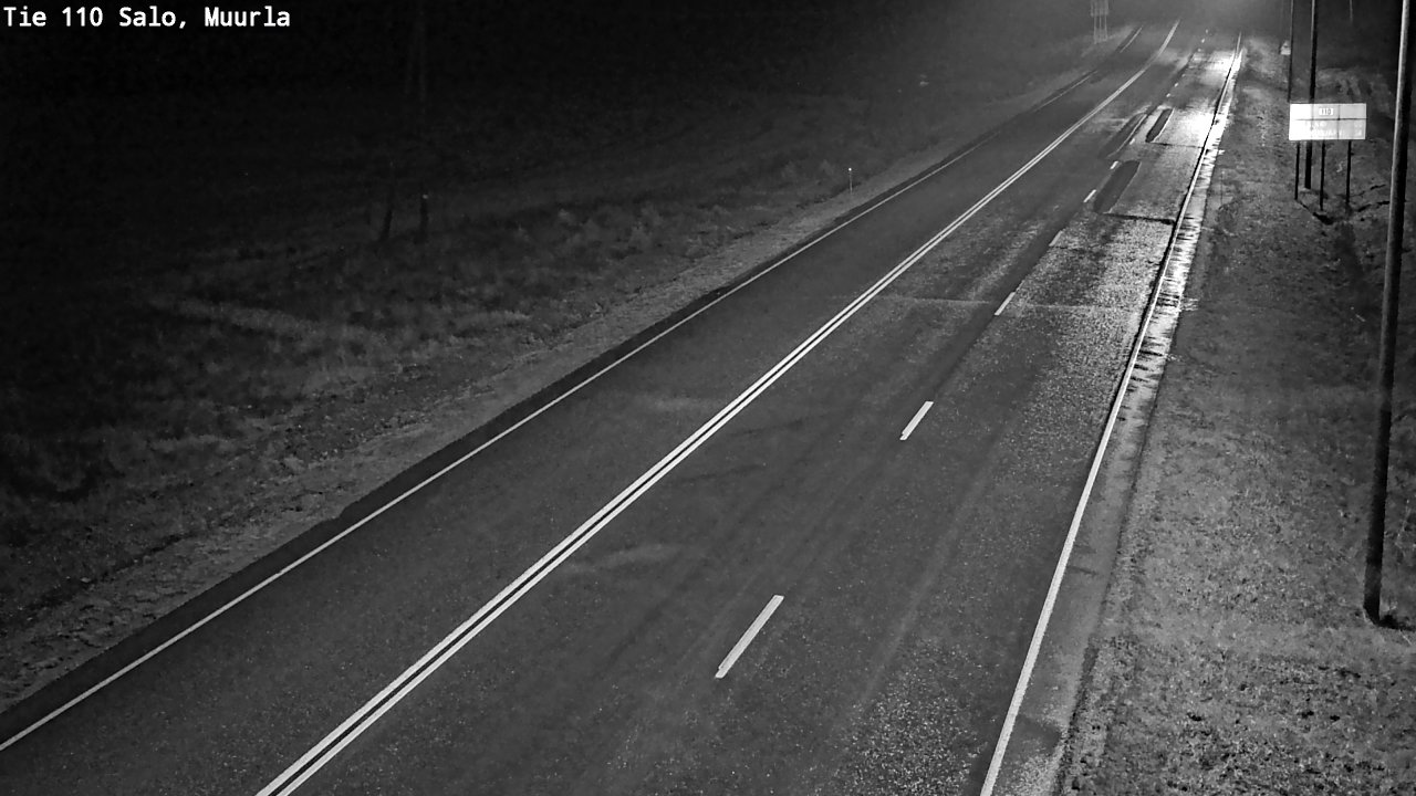 Weather Camera Image Väg 110 Salo, Muurla, Salo, Varsinais-Suomi