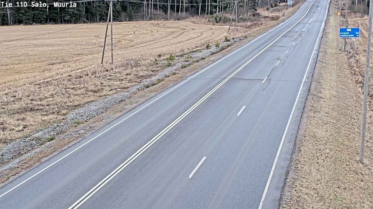 Kelikamerat Kuva Tie 110 Salo, Muurla, Salo, Varsinais-Suomi