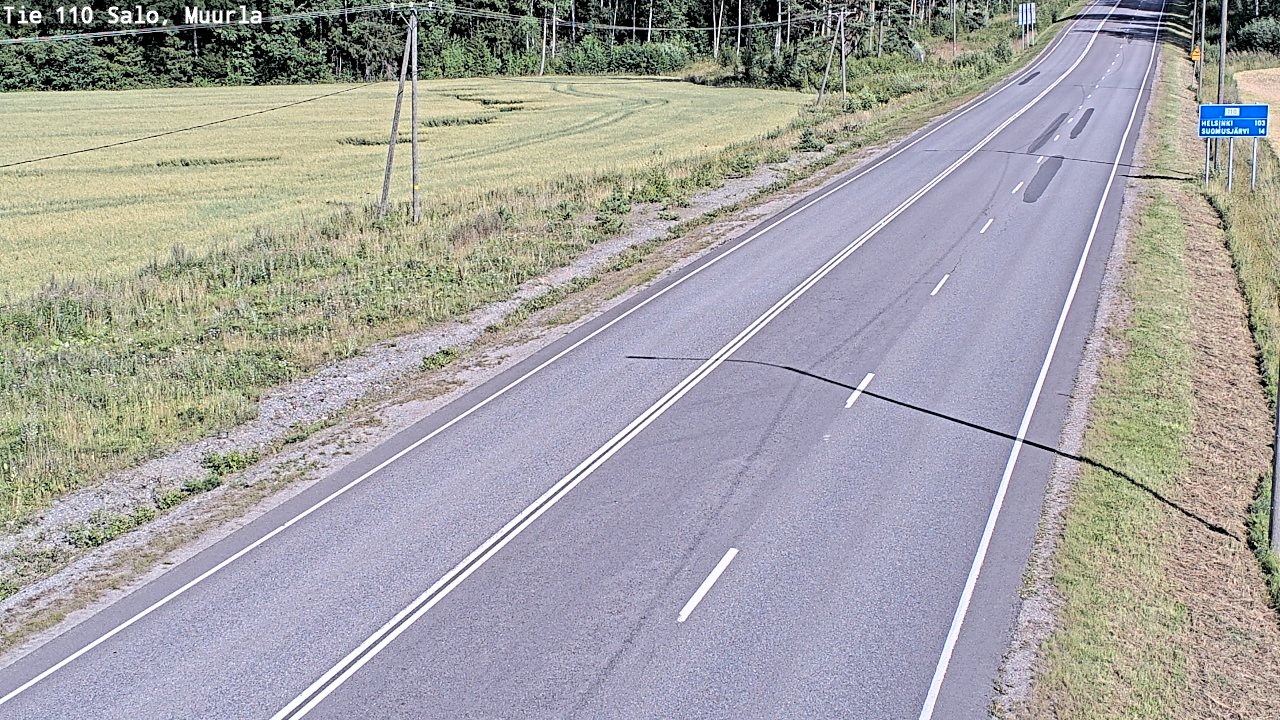 Kelikamerat Kuva Tie 110 Salo, Muurla, Salo, Varsinais-Suomi