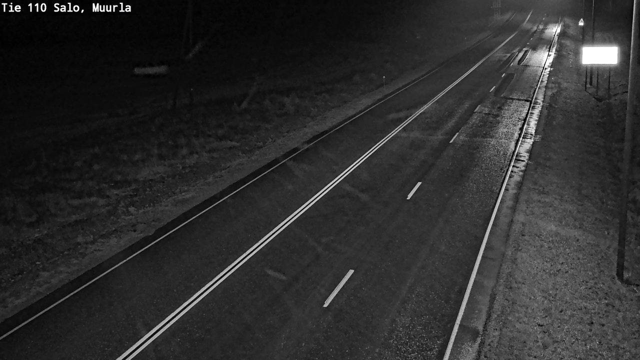 Weather Camera Image Väg 110 Salo, Muurla, Salo, Varsinais-Suomi