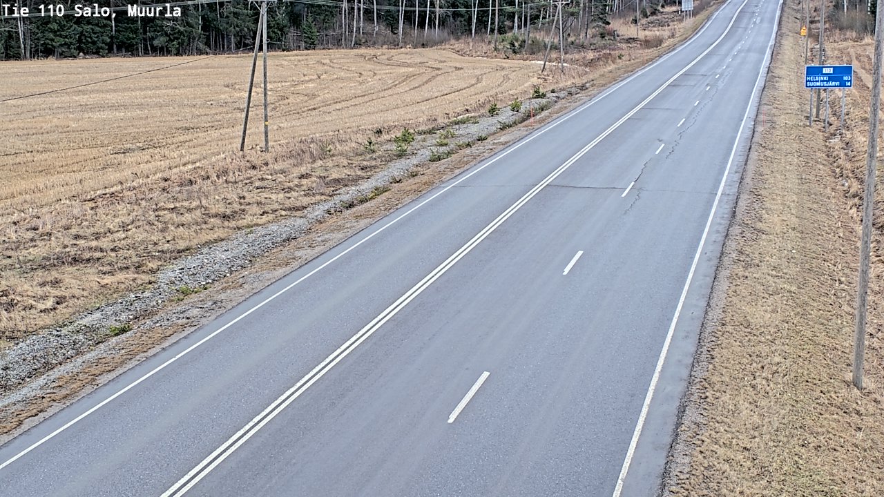 Kelikamerat Kuva Tie 110 Salo, Muurla, Salo, Varsinais-Suomi