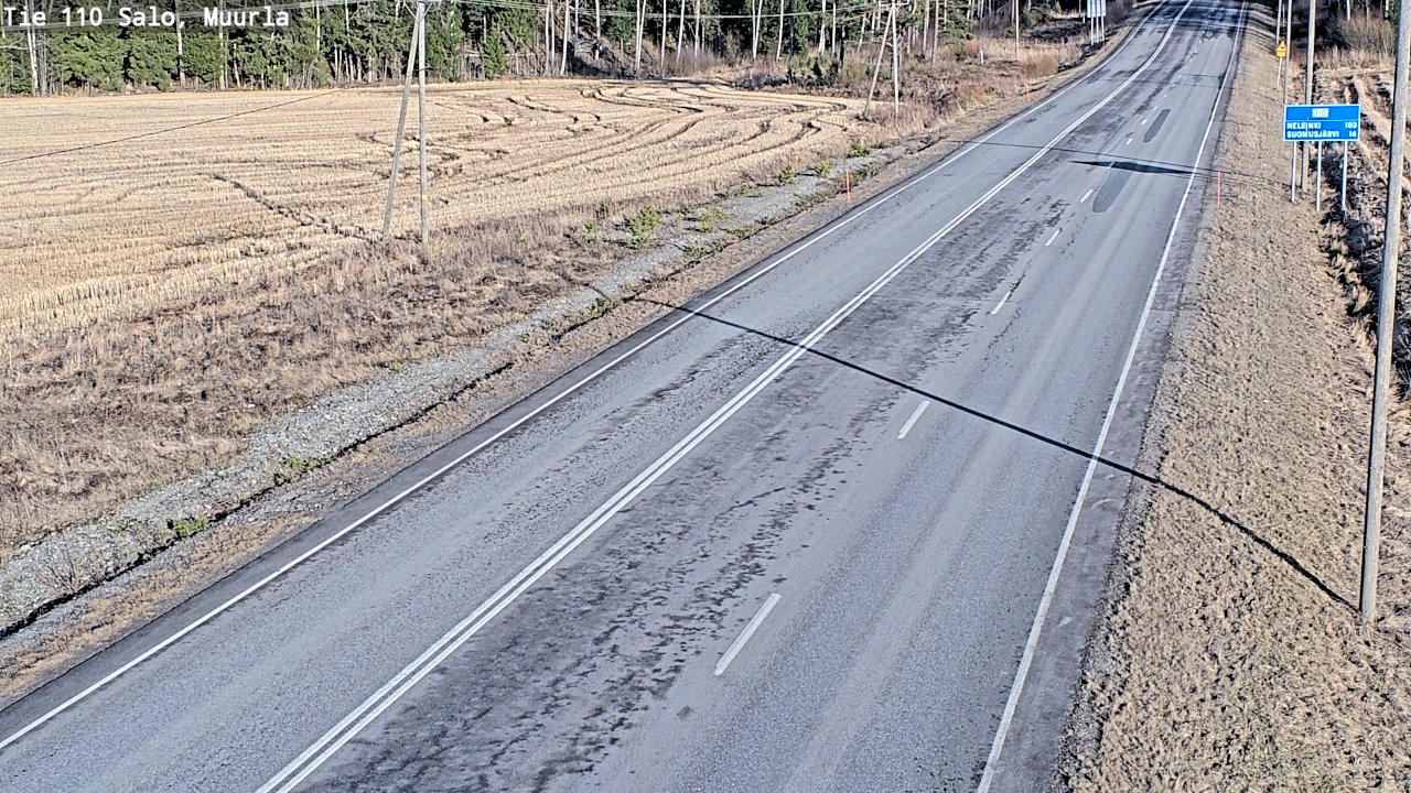 Kelikamerat Kuva Tie 110 Salo, Muurla, Salo, Varsinais-Suomi