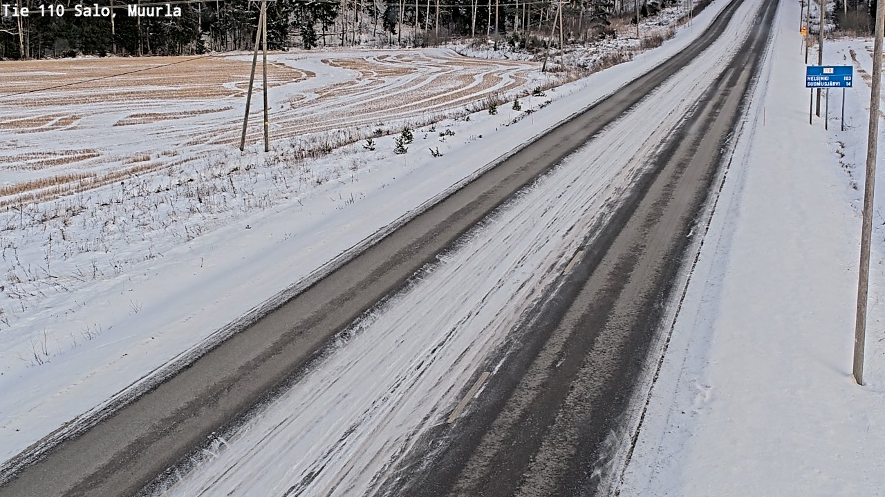 Kelikamerat Kuva Tie 110 Salo, Muurla, Salo, Varsinais-Suomi
