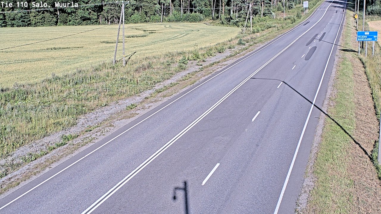 Kelikamerat Kuva Tie 110 Salo, Muurla, Salo, Varsinais-Suomi