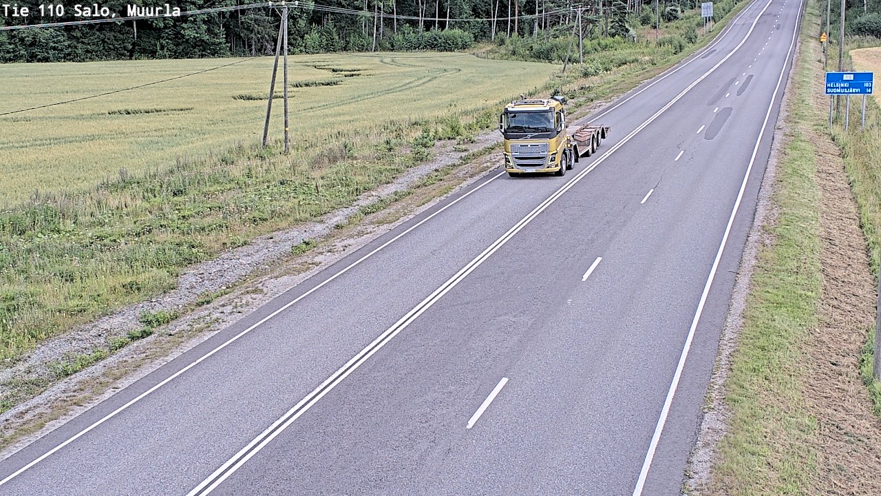 Kelikamerat Kuva Tie 110 Salo, Muurla, Salo, Varsinais-Suomi