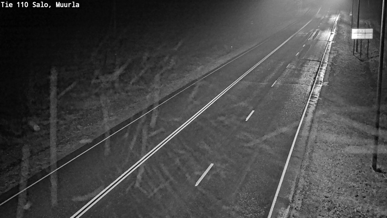 Weather Camera Image Väg 110 Salo, Muurla, Salo, Varsinais-Suomi