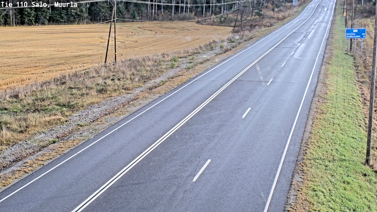 Kelikamerat Kuva Tie 110 Salo, Muurla, Salo, Varsinais-Suomi