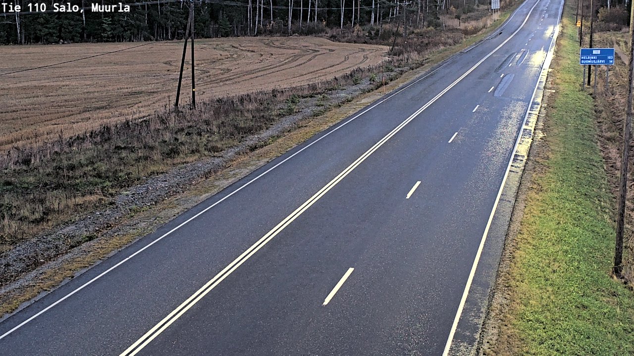 Kelikamerat Kuva Tie 110 Salo, Muurla, Salo, Varsinais-Suomi
