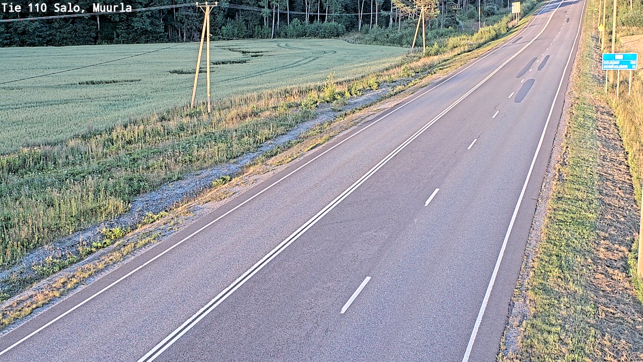 Kelikamerat Kuva Tie 110 Salo, Muurla, Salo, Varsinais-Suomi
