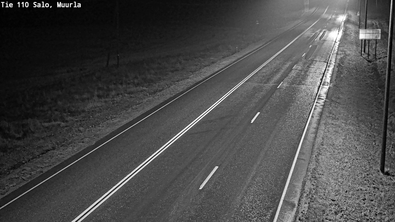 Weather Camera Image Väg 110 Salo, Muurla, Salo, Varsinais-Suomi