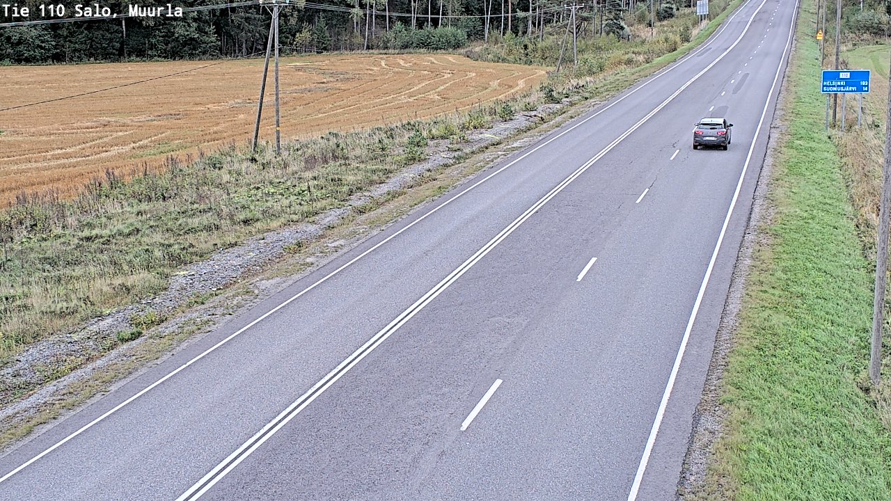 Kelikamerat Kuva Tie 110 Salo, Muurla, Salo, Varsinais-Suomi
