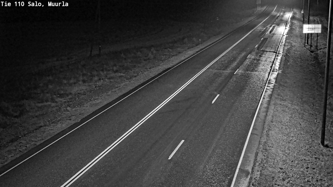 Weather Camera Image Väg 110 Salo, Muurla, Salo, Varsinais-Suomi