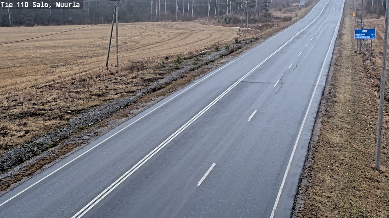 Kelikamerat Kuva Tie 110 Salo, Muurla, Salo, Varsinais-Suomi