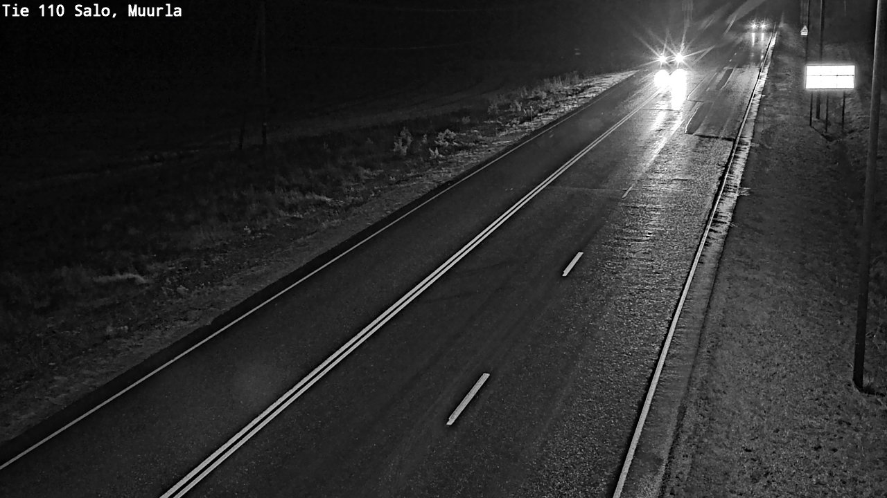 Weather Camera Image Väg 110 Salo, Muurla, Salo, Varsinais-Suomi