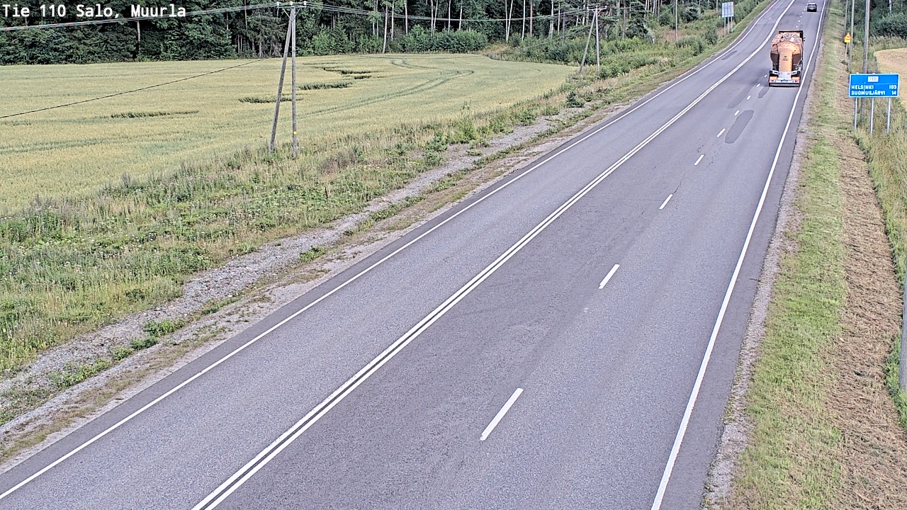 Kelikamerat Kuva Tie 110 Salo, Muurla, Salo, Varsinais-Suomi