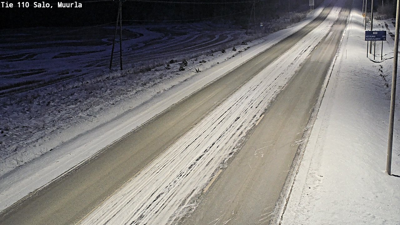 Kelikamerat Kuva Tie 110 Salo, Muurla, Salo, Varsinais-Suomi